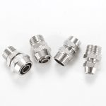 LAIZE 10 Stück vernickeltes Kupfer, pneumatischer Schnellmontage-Anschluss, PC4-M5 (10pcs), PC4-01 (10pcs), PC4-02 (10pcs), PC6-M5 (10pcs), PC6-01 (10pcs), PC6-02 (10pcs), PC6-03 (2pcs), PC6-04 (2pcs), PC8-01 (10pcs), PC8-02 (10pcs), PC8-03 (2pcs)... – Bild 3