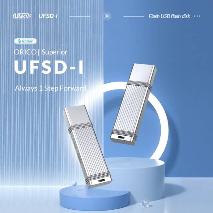 ORICO UFS-Flash-Laufwerk, Lesen: 411 MB/s, Schreiben: 353 MB/s, 64GB USB-A, 64GB Type-C, 128GB USB-A, 128GB Type-C, 256GB USB-A, 256GB Type-C, 512GB USB-A, 512GB Type-C – Bild 4