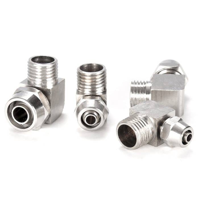 LAIZE 10 Stück vernickeltes Kupfer Trachea Quick Fitting Lock Female Connector, PL4-M5, PL4-01, PL4-02, PL6-M5, PL6-01, PL6-02, PL8-01, PL8-02 – Bild 2