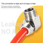 LAIZE 10 Stück vernickeltes Kupfer Trachea Quick Fitting Lock Female Connector, PL4-M5, PL4-01, PL4-02, PL6-M5, PL6-01, PL6-02, PL8-01, PL8-02 – Bild 5