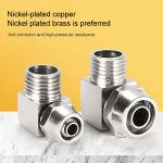 LAIZE 10 Stück vernickeltes Kupfer Trachea Quick Fitting Lock Female Connector, PL4-M5, PL4-01, PL4-02, PL6-M5, PL6-01, PL6-02, PL8-01, PL8-02 – Bild 6