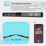 BS-28E RGB Bunte Atmosphäre Licht Bluetooth Lautsprecher – Bild 8