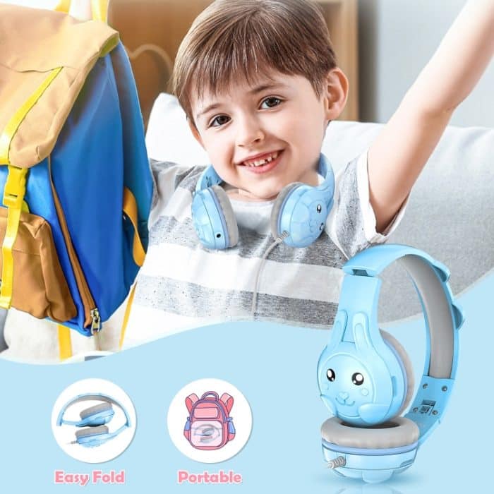 SoulBytes S31 kabelgebundener Over-Ear-Kopfhörer für Kinder mit Mikrofon, Länge: 1,5 m – Bild 7