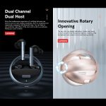 Lenovo LP60 TWS Kabelloser Bluetooth 5.3-Kopfhörer mit Rauschunterdrückung – Bild 4