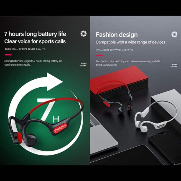 Lenovo X3 Pro Bone Conduction Wireless Bluetooth 5.3 Sportkopfhörer mit Mikrofon – Bild 9