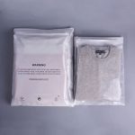 100 PCS PE + Perlgarn Zipper Transparent Warnung Aufbewahrungstasche, 27 x 35 cm – Bild 4