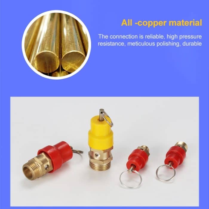 LAIZE Feder-Sicherheitsventil, Zugring-Auslassventil, 4mm, 8mm, 10mm, 15mm – Bild 6