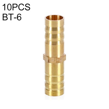 LAIZE 10 Stück Pagode Zwei-Wege-Pneumatikkomponenten, 6mm, 8mm, 10mm, 12mm, 14mm, 16mm