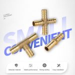 LAIZE 10 Stück Pagode Zwei-Wege-Pneumatikkomponenten, 6mm, 8mm, 10mm, 12mm, 14mm, 16mm – Bild 2