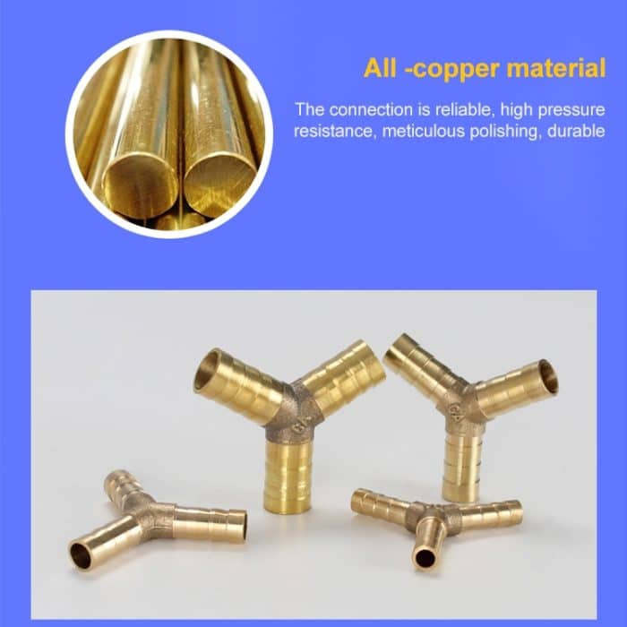 LAIZE 10 Stück Pagode Zwei-Wege-Pneumatikkomponenten, 6mm, 8mm, 10mm, 12mm, 14mm, 16mm – Bild 5