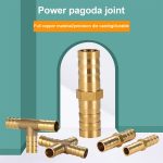 LAIZE 10 Stück Pagode Vierwege-Pneumatikkomponenten, 6mm, 8mm, 10mm, 12mm – Bild 4