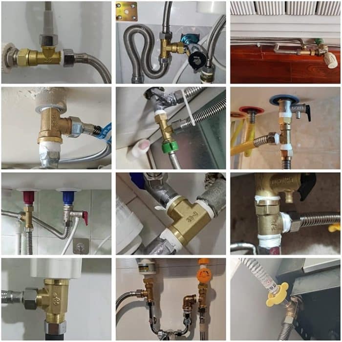 LAIZE Sanitär-Kupferrohrverschraubungen mit Außengewinde, 1 Point, 2 Point, 3 Point, 4 Point – Bild 5