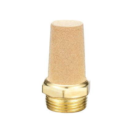 LAIZE 10 Stück halbkupfer langer pneumatischer Schalldämpfer, 1 Inch, 1 Point, 2 Point, 3 Point, 4 Point, 6 Point