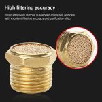 LAIZE 10 Stück halbkupfer flacher pneumatischer Schalldämpfer, 1 Point, 2 Point, 3 Point, 4 Point – Bild 5