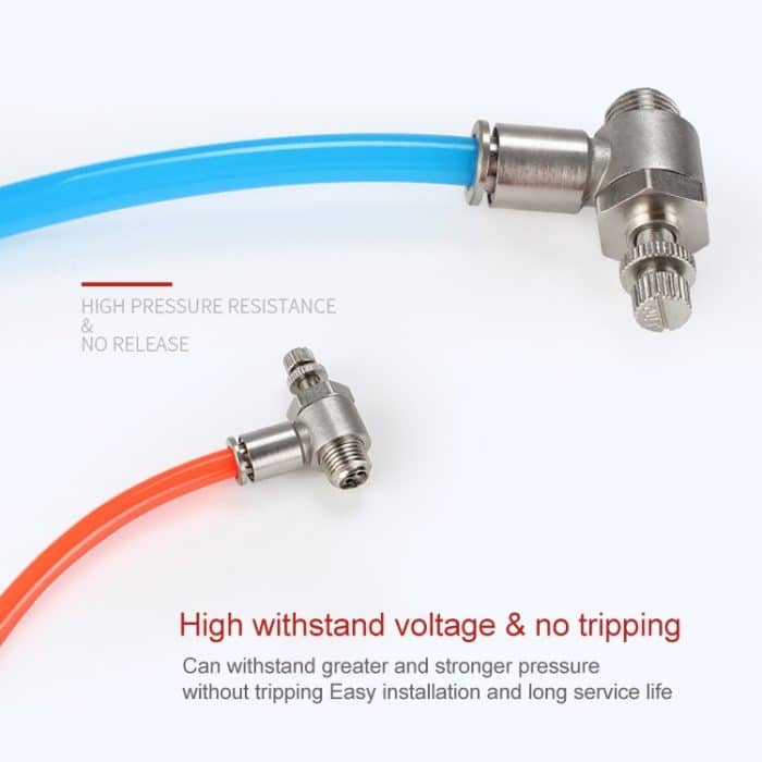 LAIZE Drosselventil-Pneumatikanschluss aus vernickeltem Kupfer mit Außengewinde, SL4-01, SL4-02, SL4-M5, SL6-01, SL6-02, SL6-03, SL6-04, SL6-M5, SL8-01, SL8-02, SL8-03, SL8-04, SL10-01, SL10-02, SL10-03, SL10-04, SL12-02, SL12-03, SL12-04 – Bild 5