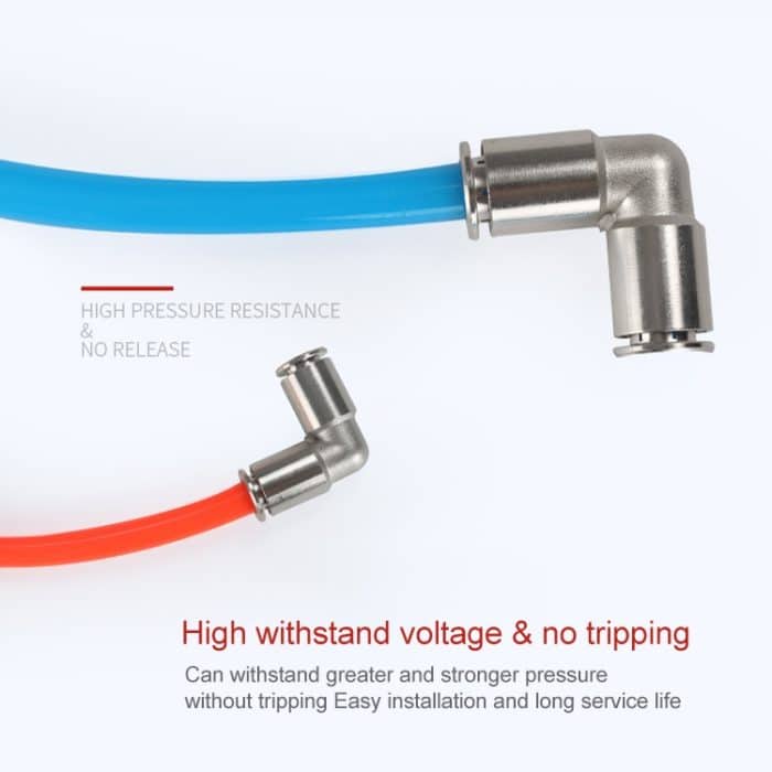 LAIZE vernickelter Kupfer-Winkel-Pneumatik-Schnellverbinder, PV-4, PV-6, PV-8, PV-10, PV-12, PV-14 – Bild 5