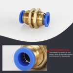 LAIZE 10 Stück PM Schott gerader pneumatischer Schnellverbinder, PM-4 (10pcs), PM-6 (10pcs), PM-8 (2pcs), PM-10 (1pc), PM-12 (1pc) – Bild 4