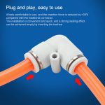 LAIZE 10 Stück pneumatischer PV-Winkel-Schnellmontage-Anschluss, PV-4 (10pcs), PV-6 (10pcs), PV-8 (10pcs), PV-10 (10pcs), PV-12 (10pcs), PV-16 (2pcs) – Bild 6