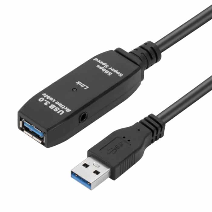 USB 3.0-Stecker auf Buchse, Datensynchronisations-Superspeed-Verlängerungskabel, Länge: 5 m – Bild 1