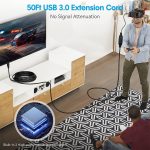 USB 3.0-Stecker auf Buchse, Datensynchronisations-Superspeed-Verlängerungskabel, Länge: 10 m – Bild 6