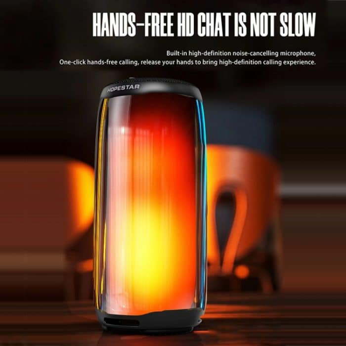 HOPESTAR P49 Tone Pulse RGB Light Wasserdichter Bluetooth-Lautsprecher, P49(Black), P49(Grey), P49(Blue) – Bild 4