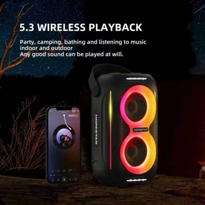 HOPESTAR Party200 mini tragbarer Tone Pulse RGB Light Bluetooth-Lautsprecher, Party200 mini – Bild 6