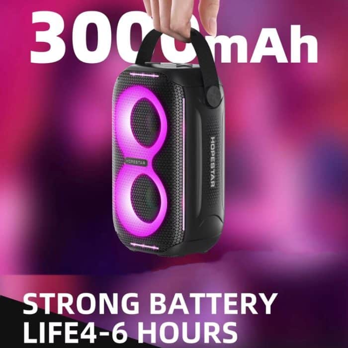 HOPESTAR Party200 mini tragbarer Tone Pulse RGB Light Bluetooth-Lautsprecher, Party200 mini – Bild 7