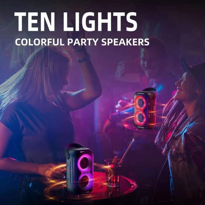 HOPESTAR Party200 mini tragbarer Tone Pulse RGB Light Bluetooth-Lautsprecher, Party200 mini – Bild 8