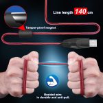 HXSJ A874 7-Tasten Fließendes Wasser Crack Bunte leuchtende kabelgebundene Gaming-Maus – Bild 6