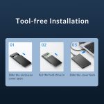 ORICO ORICO-2526U3-V1 2,5 Zoll USB 3.0 Micro-B Festplattengehäuse Externes Speichergehäuse, Micro-B – Bild 13