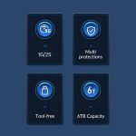 ORICO ORICO-2526U3-V1 2,5 Zoll USB 3.0 Micro-B Festplattengehäuse Externes Speichergehäuse, Micro-B – Bild 5