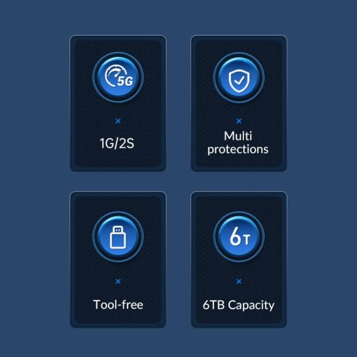 ORICO ORICO-2526U3-V1 2,5 Zoll USB 3.0 Micro-B Festplattengehäuse Externes Speichergehäuse, Micro-B – Bild 5