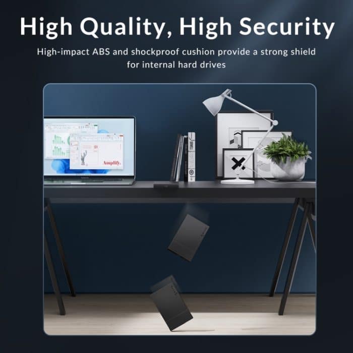 ORICO ORICO-2526U3-V1 2,5 Zoll USB 3.0 Micro-B Festplattengehäuse Externes Speichergehäuse, Micro-B – Bild 7
