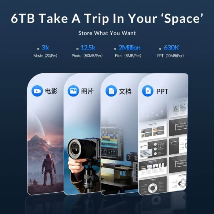 ORICO ORICO-2526U3-V1 2,5 Zoll USB 3.0 Micro-B Festplattengehäuse Externes Speichergehäuse, Micro-B – Bild 10