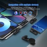 HXSJ F18 2,4 G 8-poliges Lavalier-Funkmikrofon mit Rauschunterdrückung, 8 Pin – Bild 7