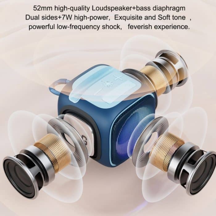 T&G TG359 Tragbarer Outdoor-LED-Wireless-Bluetooth-Lautsprecher – Bild 3