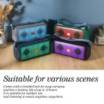 T&G TG345 Tragbarer kabelloser Bluetooth-Lautsprecher mit Farb-LED für den Außenbereich – Bild 4