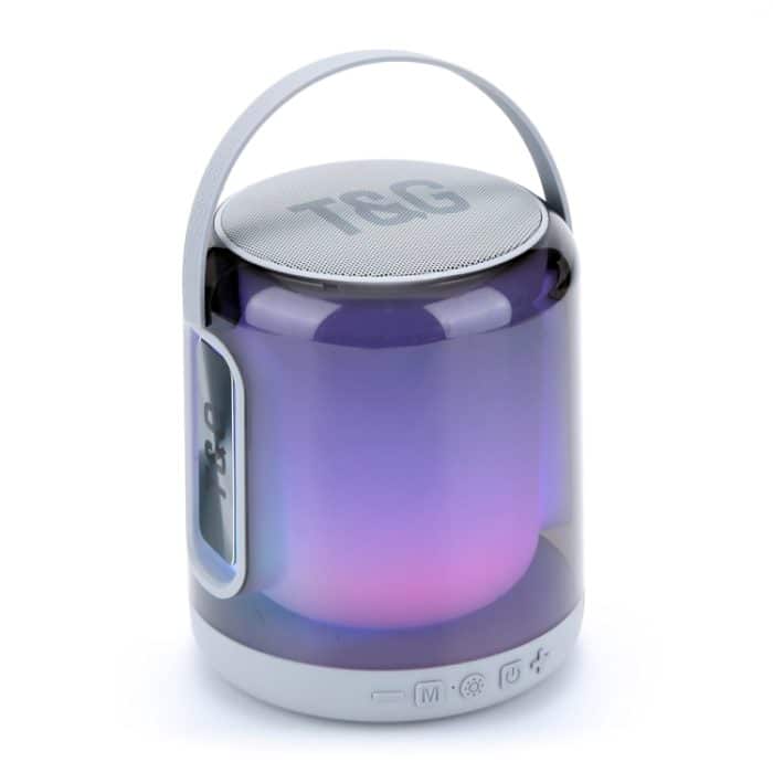 EDA004333901A.jpg T&G TG376 Outdoor Tragbarer LED-Licht RGB Mehrfarbiger kabelloser Bluetooth-Lautsprecher-Subwoofer – Bild 1