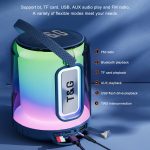T&G TG376 Outdoor Tragbarer LED-Licht RGB Mehrfarbiger kabelloser Bluetooth-Lautsprecher-Subwoofer – Bild 6