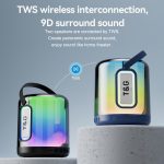 T&G TG376 Outdoor Tragbarer LED-Licht RGB Mehrfarbiger kabelloser Bluetooth-Lautsprecher-Subwoofer – Bild 7