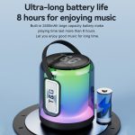 T&G TG376 Outdoor Tragbarer LED-Licht RGB Mehrfarbiger kabelloser Bluetooth-Lautsprecher-Subwoofer – Bild 8