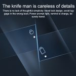 Original Xiaomi Mijia Elektrorasierer S101 mit 3 Schneidköpfen, IPX7 wasserdicht, S101(Grey), S101(Blue) – Bild 3