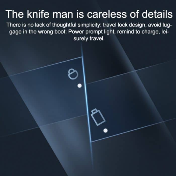 Original Xiaomi Mijia Elektrorasierer S101 mit 3 Schneidköpfen, IPX7 wasserdicht, S101(Grey), S101(Blue) – Bild 3