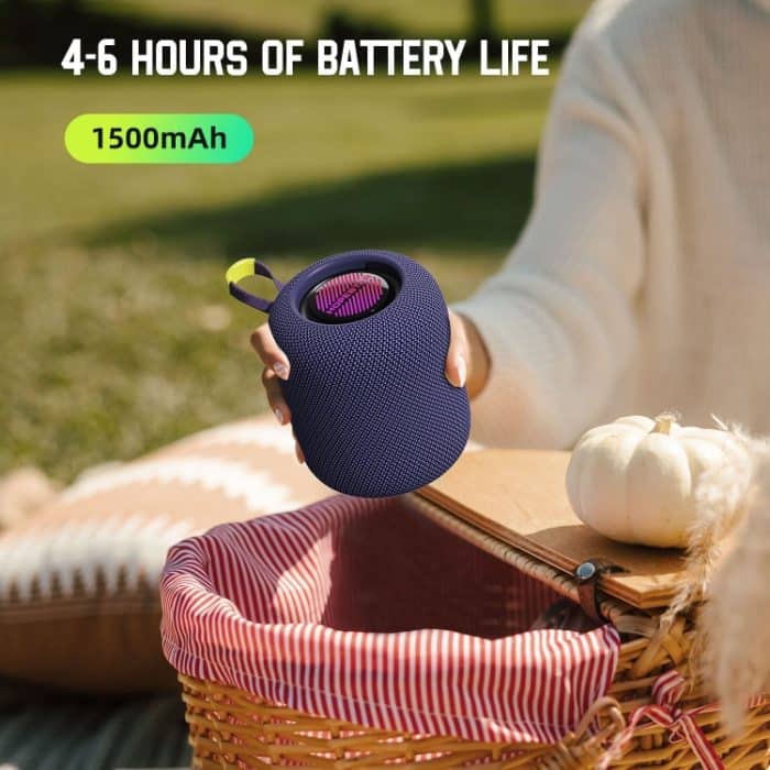 HOPESTAR H56 IPX6 Wasserdichter 10W TWS Subwoofer Light Bluetooth-Lautsprecher, H56 – Bild 6