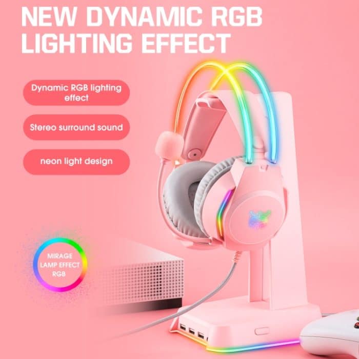 X26 USB+3,5-mm-RGB-Gaming-Headset mit Kabel, X26 – Bild 3