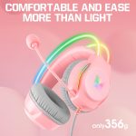 X26 USB+3,5-mm-RGB-Gaming-Headset mit Kabel, X26 – Bild 5
