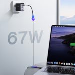 JOYROOM TCG02 Galliumnitrid 67 W Dual USB + Dual USB-C/Typ-C Multi-Port-Ladegerät-Set, EU Plug, UK Plug – Bild 5