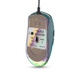 X400 7-Tasten-Gaming-Maus, transparent, RGB, kabelgebunden – Bild 3