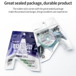 QianLi 1,5 m x 2,0 mm rückstandsarmer, antistatischer, starker Zinnabsorptionsdraht aus reinem Kupfer, 1pcs, 5pcs – Bild 3