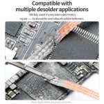 QianLi 1,5 m x 2,0 mm rückstandsarmer, antistatischer, starker Zinnabsorptionsdraht aus reinem Kupfer, 1pcs, 5pcs – Bild 8